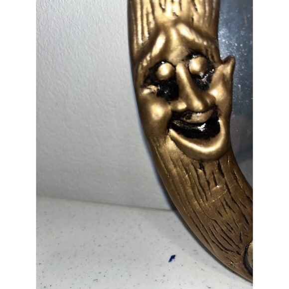 Vintage GAF Corp SPOOKY 3D Laughing SKULL 12½" Wall MIRROR Halloween Decor - Picture 3 of 15